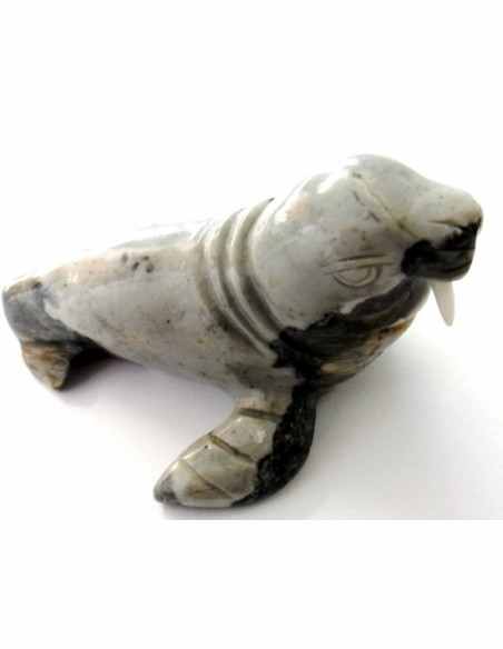 Phoque en pierre jaspe picasso Phoque en pierre jaspe picasso