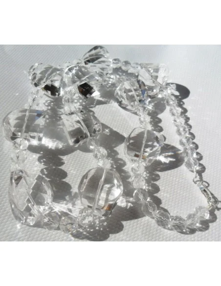 Manifique collier de  cristal de roche