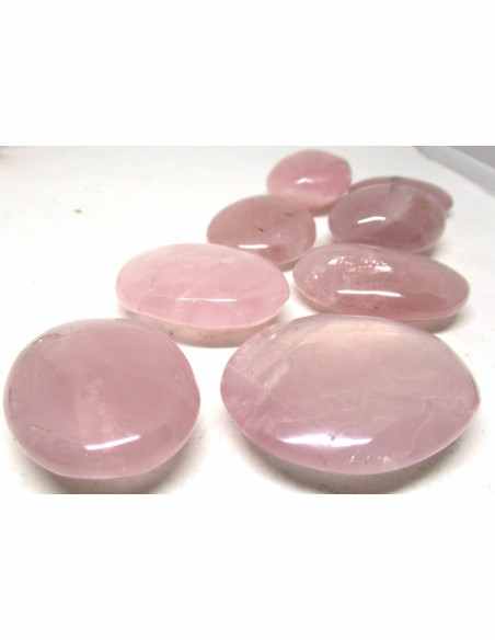 Quartz rose galet