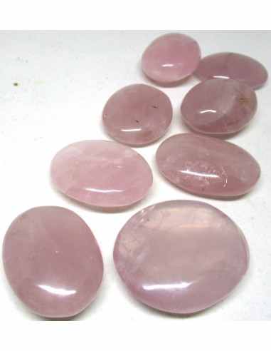 Quartz rose galet