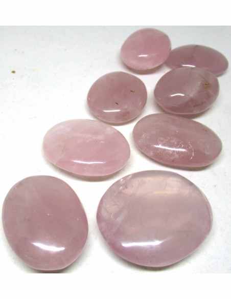 Quartz rose galet