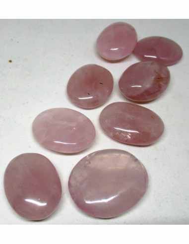 Quartz rose galet