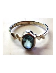 Bague Topaze bleue