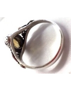 Bague citrine gemme 2