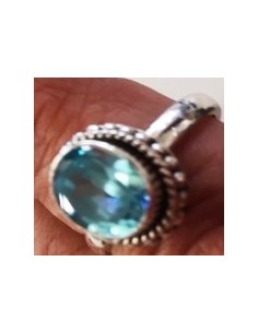Bague aigue marine  gemme 2