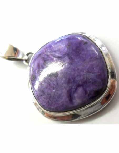 Charoite pendentif losange Charoite pendentif losange