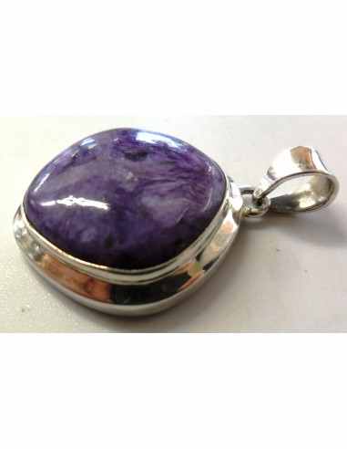 Charoite pendentif losange