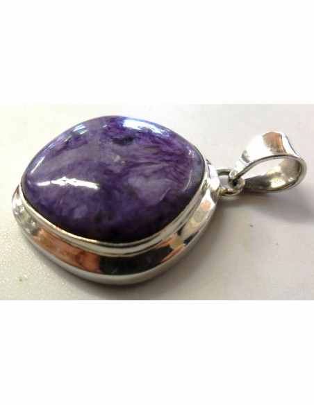 Charoite pendentif losange Charoite pendentif losange