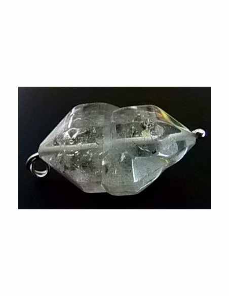 Quartz fume sceptre crocodile pendentif Quartz fume sceptre crocodile pendentif