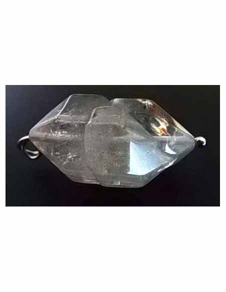 Quartz fume sceptre crocodile pendentif Quartz fume sceptre crocodile pendentif