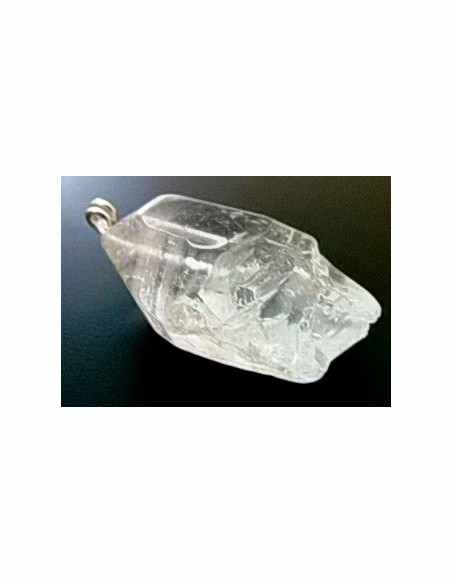 Quartz fume sceptre crocodile pendentif Quartz fume sceptre crocodile pendentif