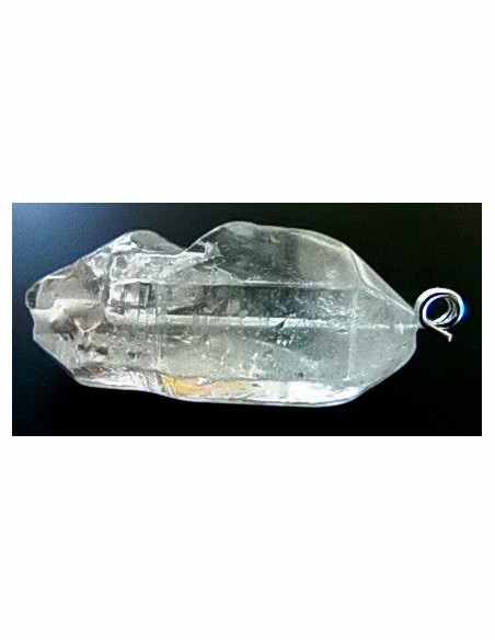 Quartz fume sceptre crocodile pendentif Quartz fume sceptre crocodile pendentif