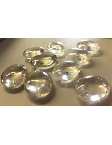 Quartz galet, pierre plate