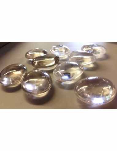 Quartz galet, pierre plate