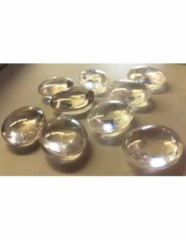 Quartz galet, pierre plate