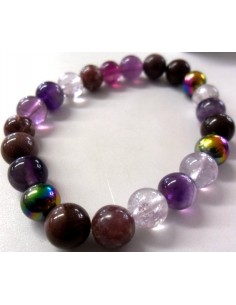 Bracelet  Chakra du couronne 8mm