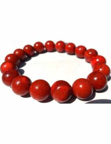 Bracelet corail rouge 13mm