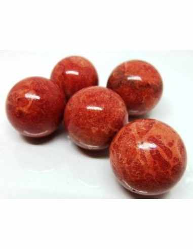 Corail rouge sphere 25mm