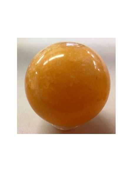 Calcite orange sphere 25 a 30mm