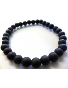 Bracelet en basalt 6mm
