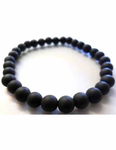Bracelet en basalt 6mm