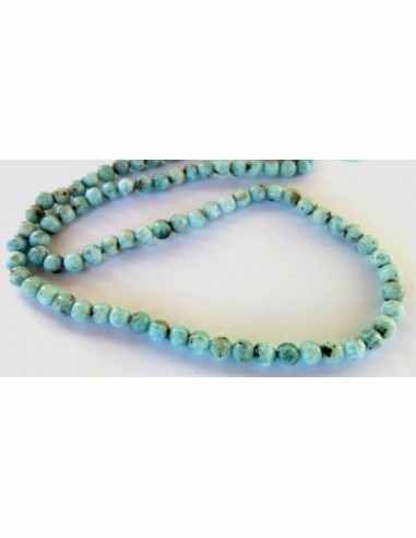 Larimar 5mm collier