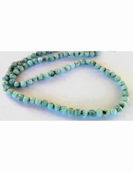 Larimar 5mm collier Larimar 5mm collier