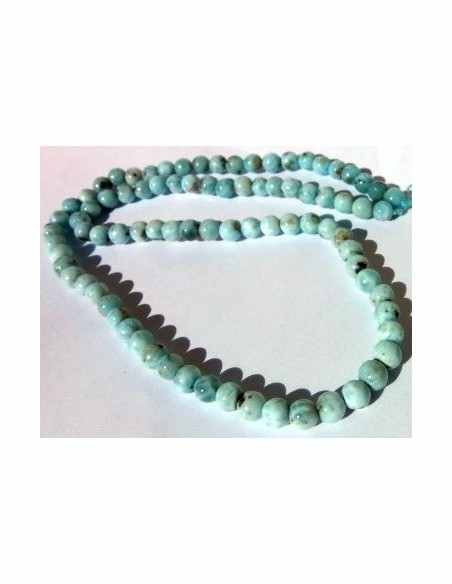 Larimar 5mm collier Larimar 5mm collier