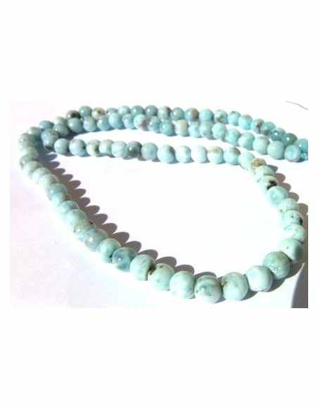 Larimar 5mm collier Larimar 5mm collier
