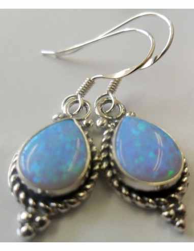 Boucles d'oreilles en opale noble