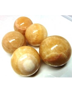 Sphere Calcite orange 50mm 2