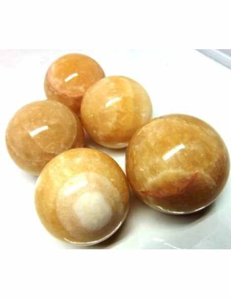 Sphere Calcite orange 50mm Sphere Calcite orange 50mm