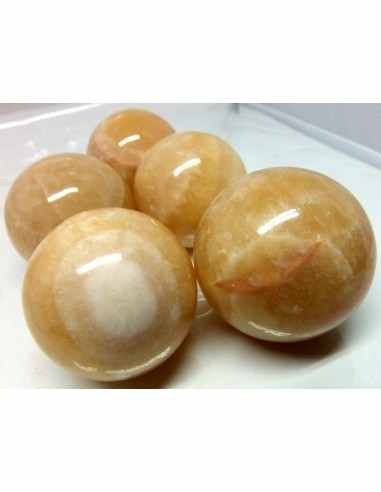 Sphere Calcite orange 50mm