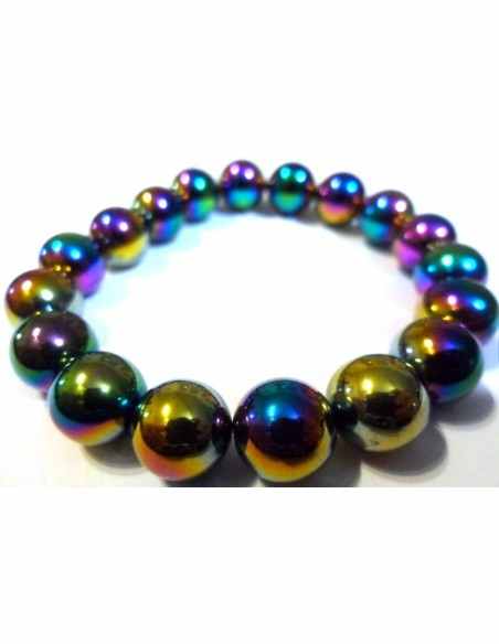 Aqua aura aux titanes 8mm bracelet