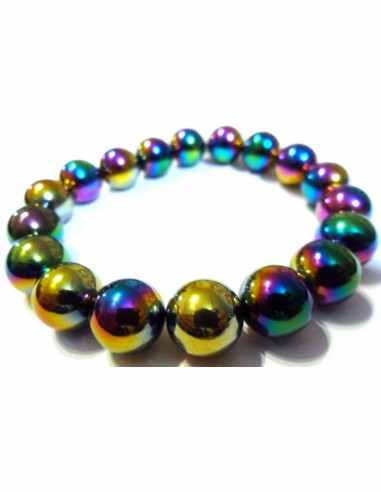 Aqua aura aux titanes 8mm bracelet