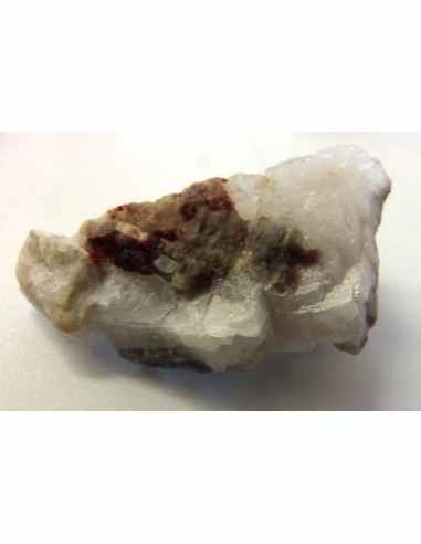 Ticalconite avec cristaux cinabre