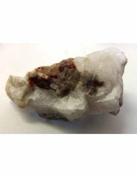 Ticalconite avec cristaux cinabre Ticalconite avec cristaux cinabre