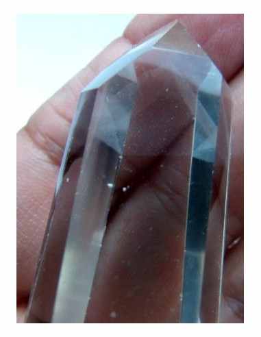 Citrine fantome naturelle pointe  70mm