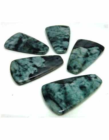 Emeraude pendentif 50mm