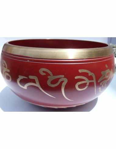 Bol Tibetain Rouge