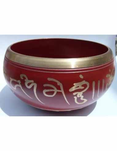 Bol Tibetain Rouge