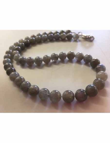 Collier Labradorite 8mm Collier Labradorite 8mm