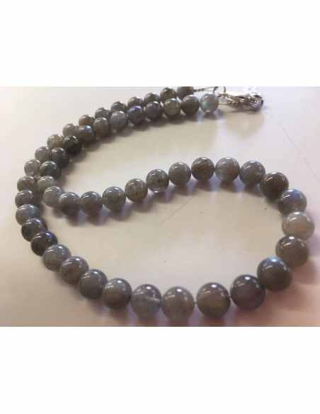 Collier Labradorite 8mm Collier Labradorite 8mm