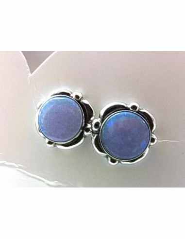 Opale noble boucles doreiles