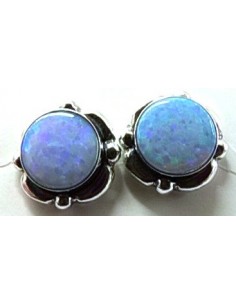 Opale noble boucles doreiles