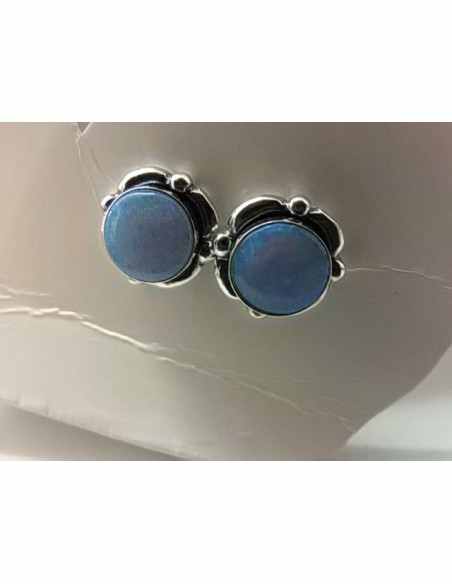 Opale noble boucles doreiles