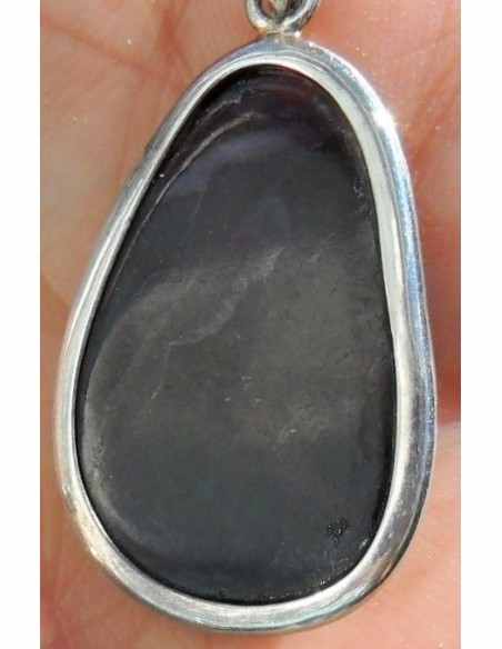 Sugilite argent pendentif
