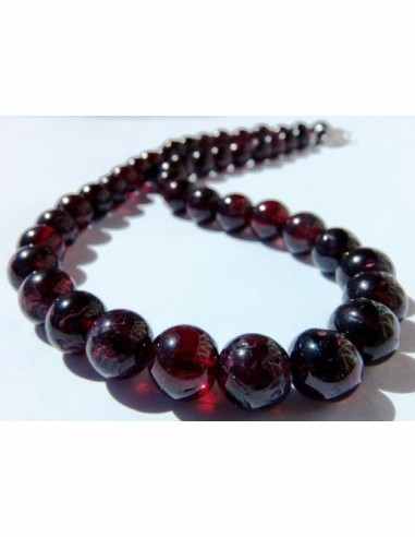 Collier Grenat 10mm