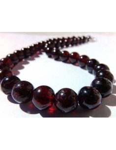 Collier Grenat 10mm
