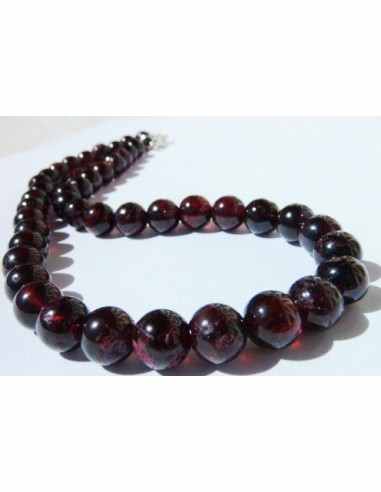 Collier Grenat 10mm